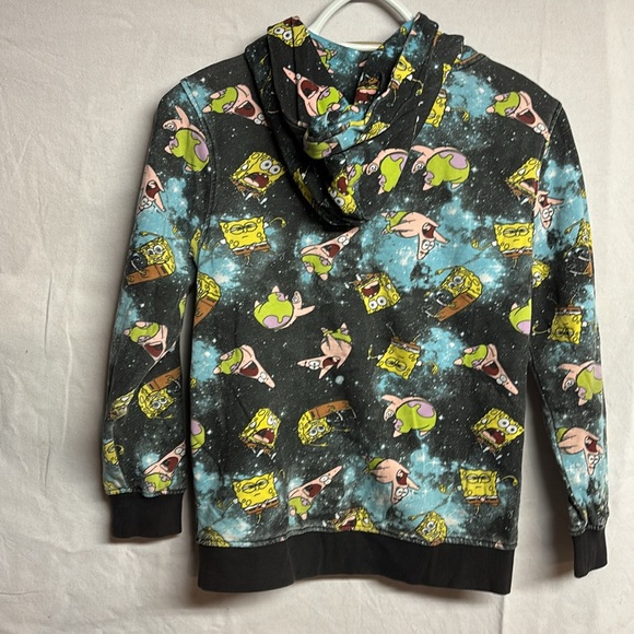 Nickelodeon Kids All Over Print SpongeBob Hoodie Size Medium (10/12) - Picture 7 of 8